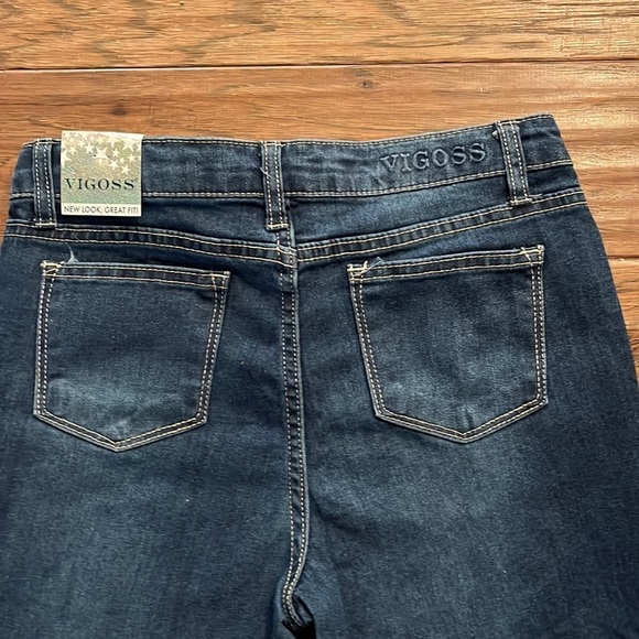 Vigoss Girl’s Distressed Straight Leg Jeans Size 14 - Picture 5 of 7